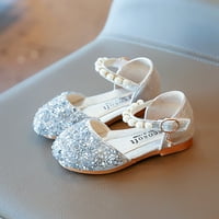 Маратонки за малки деца bling bowknot деца бебе сандали единични обувки принцеса перли момичета бебешки обувки
