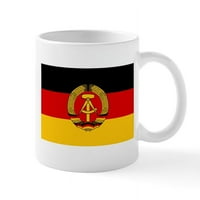 Cafepress - Флаг на халбата в Източна Германия - чаша за керамична чаша на Oz - чаша за новост кафе