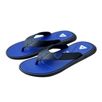 Lacyhop мъжки чехли плажни ремъци приплъзване на джапанки басейн Неплъзгащи се ежедневни обувки готини лятна обувка синьо 7