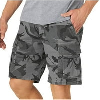 Puntoco Men Pants Clearance Pocket Zipper Resilience Leissure Инструментиране на къси панталони