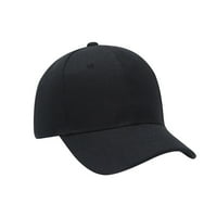 Дамски лятна бейзболна шапка шапка регулируема спортна твърда почистване на слънчева шапка за жени черно