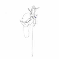 Приказни уши маншети Обел френски стил елф пискюл уши клип без пиърсинг обеци за жени Обеци Винтидж Бижута B0L Hook Fashion A7R7