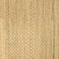 Ahgly Company Indoor Square Solid Brown Modern Area Rugs, 3 'квадрат
