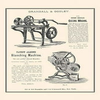 Машина за рязане и отпечатък на плакат на машината за бланширане от неизвестно