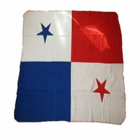 Панама флаг полярно руно одеяло хвърляне
