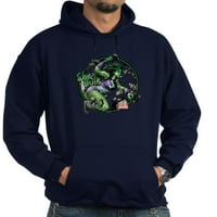 Cafepress - Тя Hulk Punching Hoodie - пуловер качулка, класическа, удобна суитчър с качулка
