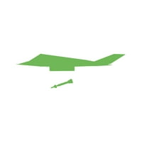 F Nighthawk Sticker Decal Die Cut - самозалепващ винил - устойчив на атмосферни влияния - направен в САЩ - много цвят и размери - стелт боец ​​F -117