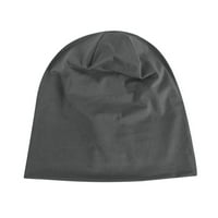xiuh женска модна тенденция печат за покриване baotou шапки шапки модни шапки тъмно сиво