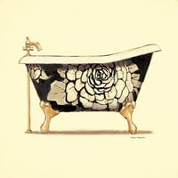 Флорален печат за плакат за баня от Марко Фабиано