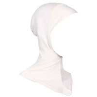 Шапки за жени разрешение жени мюсюлмански участък тюрбан шапка химио капачка косопад на косопад шал за опаковане на капачка
