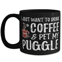 Puggle Dog Lover Coffee Funny Dog Mom Gift