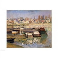 Seine at Asnieres Poster Print от Claude Monet - в