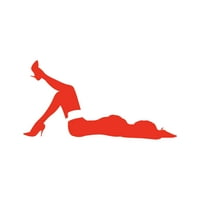 Sexy Stripper Girl Sticker Decal Die Cut - самозалепващ винил - устойчив на атмосферни влияния - Произведен в САЩ - много цветни и размери - Полюс танцьорка за събличане на изпълнителя