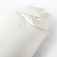 Памучен памук с висока плътност покрива покритие от бял един размер