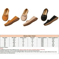 Daeful Womens Flats Неплъзгащи се мокасиви се плъзгат на ежедневни обувки ежедневно лек плосък комфорт мокасин кайсия 7.5
