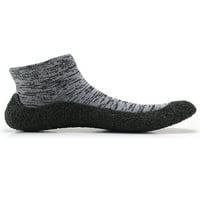 Daeful Unise Sock Shoes плета горни чорапи гмуркане плажна водна обувка фитнес леки ежедневни йога апартаменти черно сиво 5