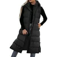 Опасено женско яке Прочистване на палто за жени Средни памучни облекла с памук със средна дължина с дълъг ръкав