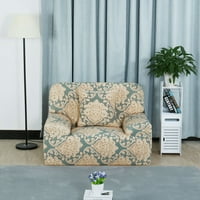 Piccocasa Stretch Spande Depa Cover Seat Floral Couch Slipcover Beige
