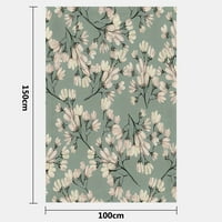 Одеяло фланелен растение Цветя Дом Основи Ултра по-меки удобни естетически одеяла за диван жени мъже размери подаръци