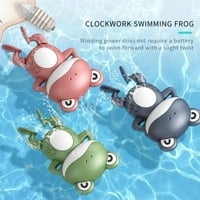 Popvcly Color Clockwork плува жаба играчки за бебешка баня