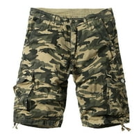BadyMincsl Mans Pants Clearance по -голям размер мъжки небрежен чист цвят на открито джобни плаж работен панталон товарни къси панталони