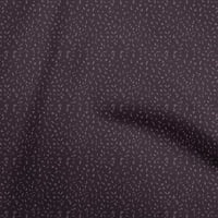 Oneoone Viscose chiffon Black Fabric Abstract Нерегулярни линии Шиене на тъкан от двора отпечатани DIY дрехи Шиещи консумативи Широки