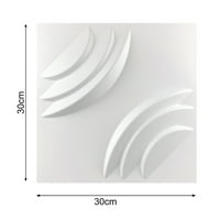 PVC 3D панел за стена Декоративен диамантен дизайн Fire Retardant Decor Decor панел за спалня