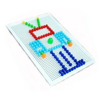 Играчки гъби пъзел jigsaw mosaic nails мъниста букви за нокти pegboard деца пъзели игри деца образование