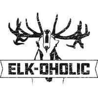 Cafepress - Elk Oholic - унция керамична чаша - чаша за новост за кафе