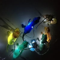 ertutuyi домашно обзавеждане на динозавър животни светлини String LED светлинна струна фенер бял
