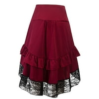 Chueow Ladies и зимен ретро шевове за пола на тазобедрената чанта Rd 2xl Clearance