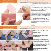 Yeahmol Натиснете на ноктите дълги, фалшиви нокти Френски съвет на върха върху ноктите розово с лепило за нокти за жени, T004