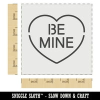 Бъдете мой разговор сърце сърце любов Свети Валентин DIY Cookie Craft Craft шаблон за занаят