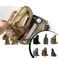 Фитнес чанта за пътуване за възрастни Модна помощна полезна чанта за рамо на рамо, подходяща за къмпинг Трекинг туризъм Цвят на почвата