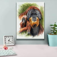 Epic Graffiti 'Orangutan Soul' от Barbara Keith, Canvas Wall Art, 12 x16