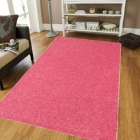 Начало кралица твърд цвят на огромен килим за килими розово - 7 '34'