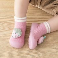 Малки момчета момичета удобни обувки животни анимационни чорапи обувки малко дете топлина чорапи за пода, които не са приплъзващи обувки за предварителни размери