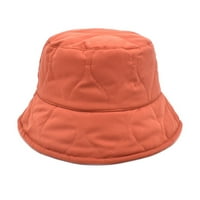 Huaai плътна цветна кофа шапка за жени парти шапки лятно слънце плаж риболовен капачка розово розово