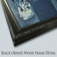 Hunter Black Ornate Wood Framed Canvas Art от Pirosmani, Niko