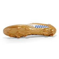 Lacyhop Kids Soccer Cleats Фирма наземни маратонки тренират футболни обувки Конкурс Професионално атлетични обувки Неплъзгащи се шипове бягащи маратонки злато 9.5