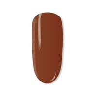 Оранжево микро лепило лак за нокти кафяв лак за нокти без печене на ток за нокти за бързо сушене издръжлив и удобен цветен сейф