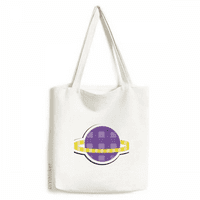 Вселена и извънземни сатурн тотални платно за пазаруване на чанта за пазаруване на чанта