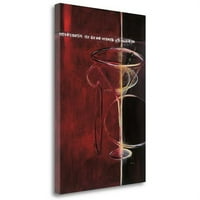 Tangletown Изящно изкуство „Сух мартини“ от Марк Пулиам Пенцовант на опаковани платно