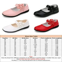 Gomelly Children Flats Comfort Dress Shoes Ankle Strap Mary Jane Flat Lightweight Leather Shoe Girl Girls Red Us 11C