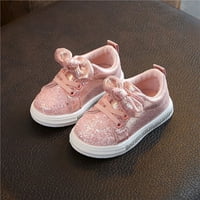 eczipvz бебешки обувки Run Baby Girls Sequins Bling деца момчета спортни обувки с боук за бебешки обувки платно обувки деца