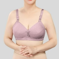 Patlollav Womans Bras Solid Commonsed Out Browear Бельо без джанти