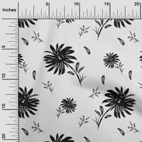 OneOone Velvet Black Fabric Floral Coulting Supplies Print Sheing Fabric до двора